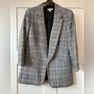 Bar III Gray Plaid Blazer